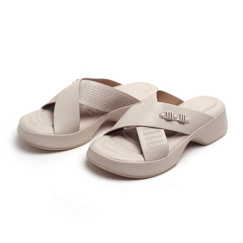 Eminent Women's Softy Slipper - Beige, Women Slippers, Eminent, Chase Value