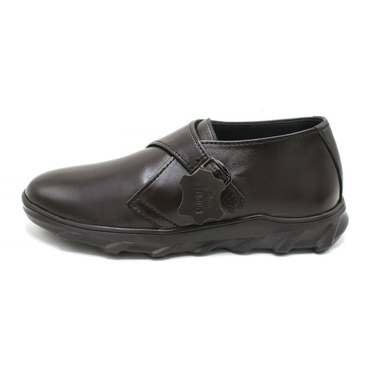 Eminent Casual Leather Shoes With Buckle - Coffee, Men's Casual Shoes, Eminent, Chase Value
