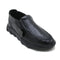 Eminent Black Casual Loafers for Men – Textured Faux Leather