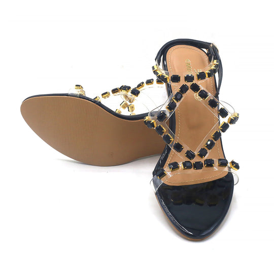 Eminent Women's Heel Sandal - Black, Women Heels, Eminent, Chase Value