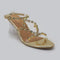 Eminent Women's Heel Sandal - Golden