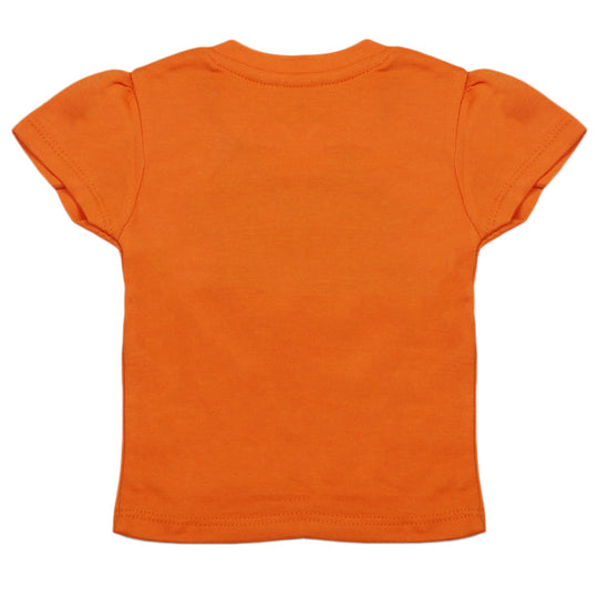 Eminent Newborn Girls T-Shirt - Orange, Kids, Newborn Girls T-Shirts, Eminent, Chase Value