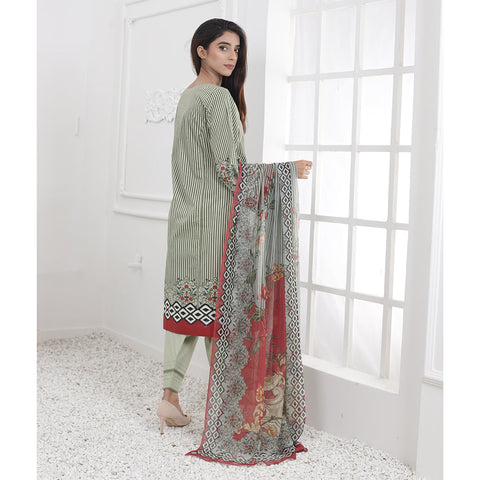 Eminent Digital Embroidered Un-Stitched 3 pcs suit - 4, Women, 3Pcs Shalwar Suit, Eminent, Chase Value