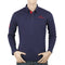Men's Eminent Full Sleeves Polo T-Shirt - Navy Blue, Men, T-Shirts And Polos, Eminent, Chase Value
