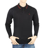 Men's Eminent Full Sleeves Polo T-Shirt - Black, Men, T-Shirts And Polos, Eminent, Chase Value