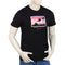 Eminent Men's Round Neck Half Sleeves Printed T-Shirt - Black