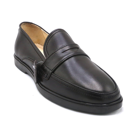 Eminent Men's Brown Calf Leather Causal Loafers, Men's Casual Shoes, Eminent, Chase Value