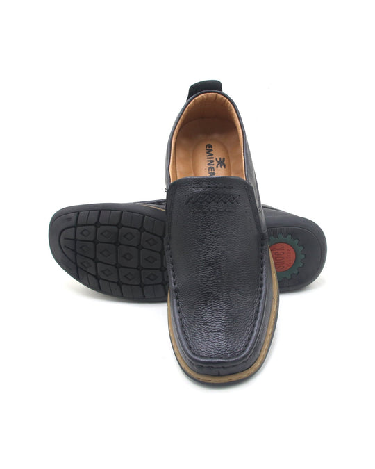Eminent Leather Casual - Memory Insole 2073 - Black, Men's Casual Shoes, Eminent, Chase Value