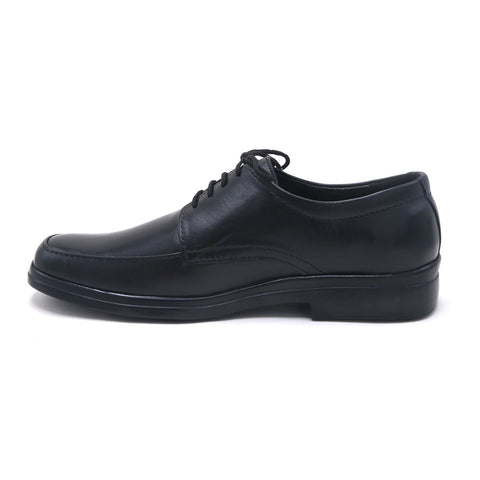 Eminent Elegant Synthetic Leather - Lace-up Formal Shoes - Black