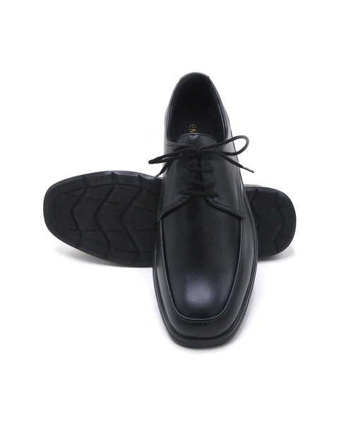 Eminent Elegant Synthetic Leather - Lace-up Formal Shoes - Black, Men's Formal Shoes, Eminent, Chase Value