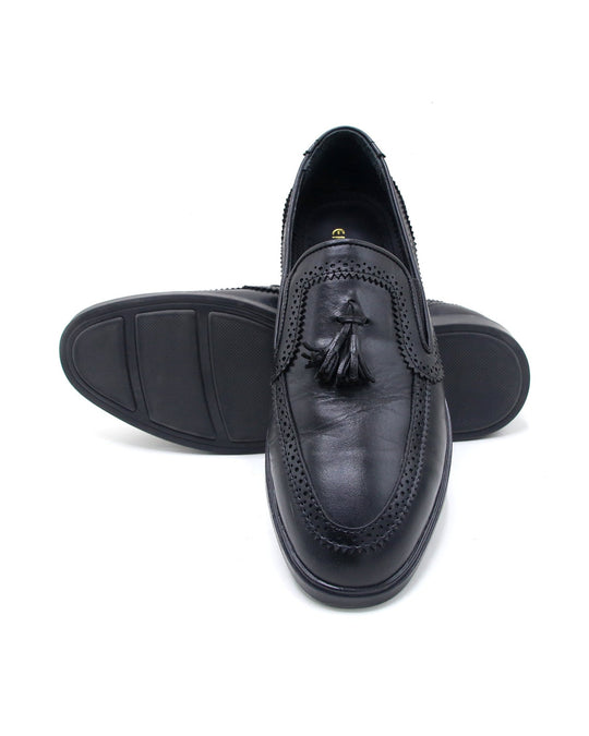 Eminent Casual Leather - Breathable Memory Insole Shoes - Black, Men's Casual Shoes, Eminent, Chase Value