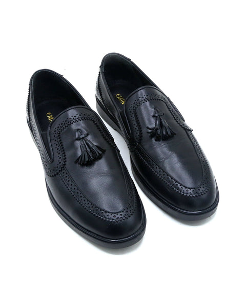Eminent Casual Leather - Breathable Memory Insole Shoes - Black, Men's Casual Shoes, Eminent, Chase Value