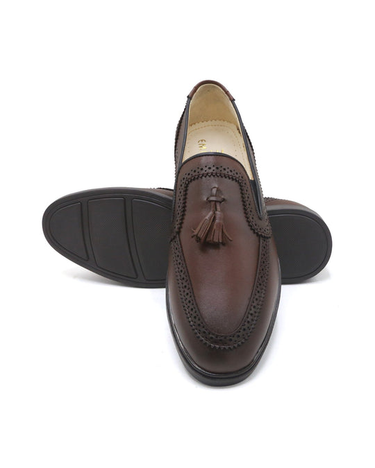 Eminent Casual Leather - Breathable Memory Insole Shoes - Brown, Men's Casual Shoes, Eminent, Chase Value