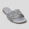 Women's Slippers - Silver