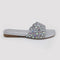 Women's Slippers - Silver