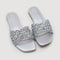 Women's Slippers - Silver