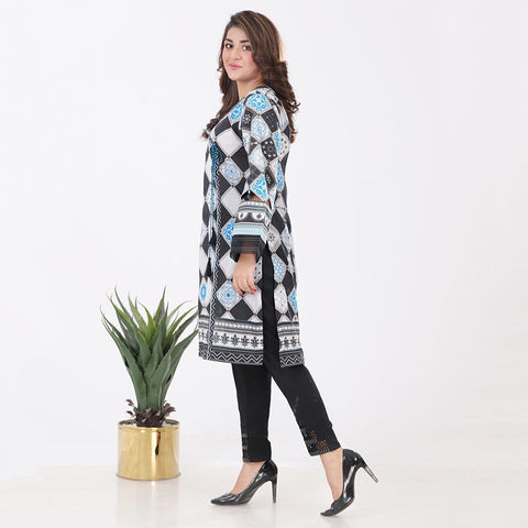 Eminent Black & White Digital Printed Unstitched Kurti Vol 1 - 5, Women, Unstitched Kurti, Eminent, Chase Value