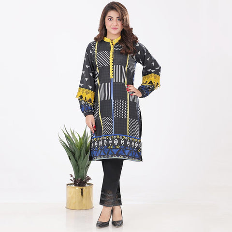 Eminent Black & White Digital Printed Unstitched Kurti Vol 1 - 8, Women, Unstitched Kurti, Eminent, Chase Value