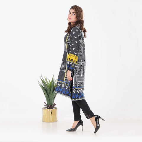 Eminent Black & White Digital Printed Unstitched Kurti Vol 1 - 8, Women, Unstitched Kurti, Eminent, Chase Value