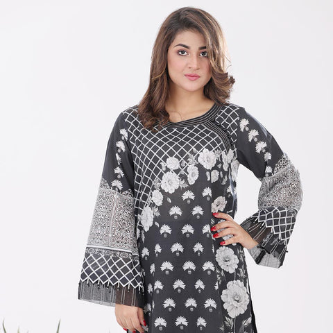 Eminent Black & White Digital Printed Unstitched Kurti Vol 1 - 2, Women, Unstitched Kurti, Eminent, Chase Value