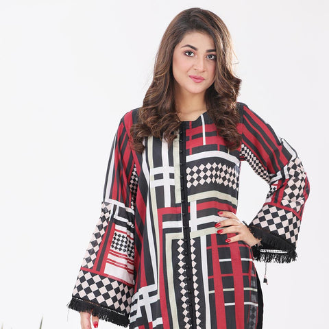 Eminent Black & White Digital Printed Unstitched Kurti Vol 1 - 7, Women, Unstitched Kurti, Eminent, Chase Value