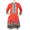 Women's Digital Printed Embroidered Kurti - Red, Women, Ready Kurtis, Eminent, Chase Value