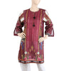 Women's Digital Printed Kurti - Maroon, Women, Ready Kurtis, Eminent, Chase Value