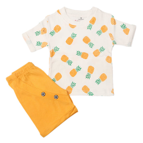 Eminent Newborn Boys 2pcs Suit - White, Kids, Newborn Boys Sets And Suits, Eminent, Chase Value