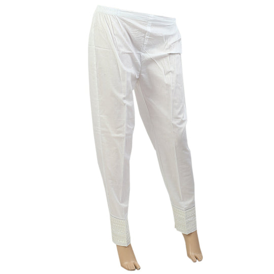 Eminent Women's Woven Trouser - White, Women Pants & Tights, Eminent, Chase Value