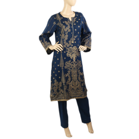 Eminent Women's 2Pcs Suit - Navy Blue, Women Shalwar Suits, Eminent, Chase Value