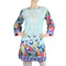 Womens Digital Printed Embroidered  Kurti 5057-D - Cyan, Women, Ready Kurtis, Eminent, Chase Value