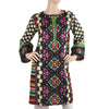 Women's Printed Kurti 5055-B - Black, Women, Ready Kurtis, Eminent, Chase Value