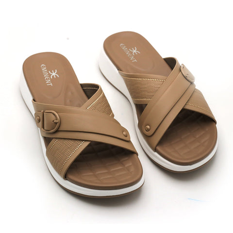 Eminent Women's Softy Slipper - Beige, Women Slippers, Eminent, Chase Value
