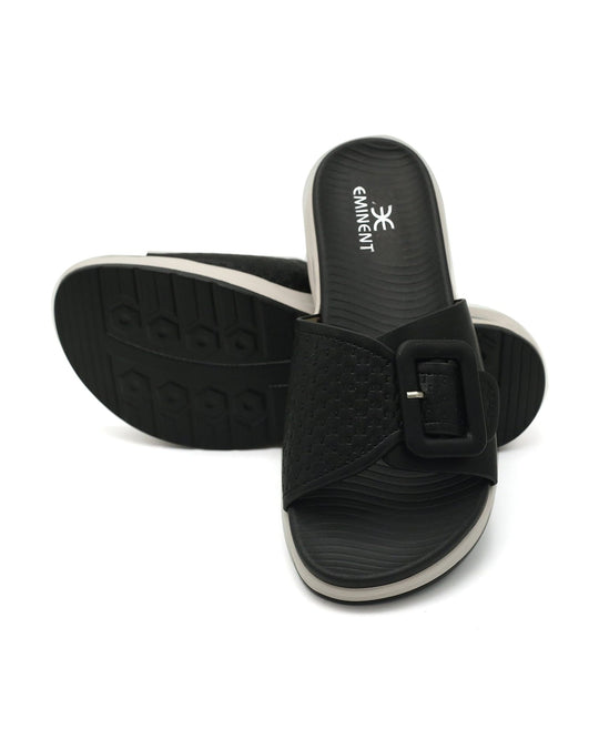 Eminent Women's Softy Slipper - Black, Women Slippers, Eminent, Chase Value