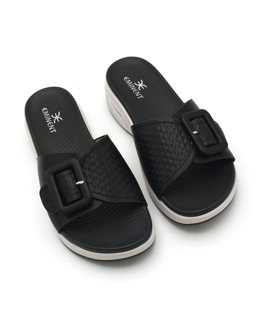 Eminent Women's Softy Slipper - Black, Women Slippers, Eminent, Chase Value