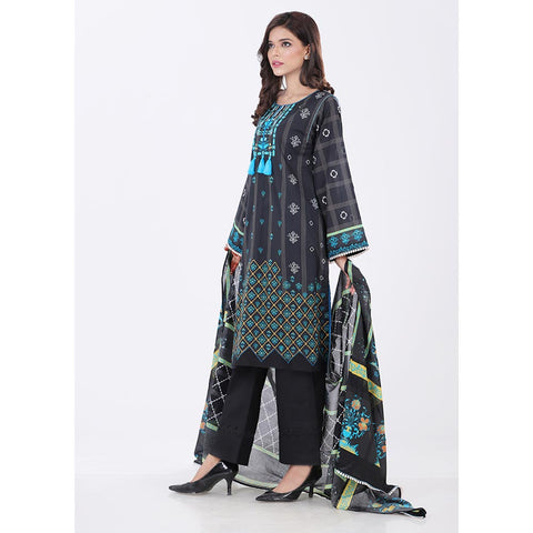 Eminent Digital Printed 3 Pcs Un-Stitched Suit - 20, Women, 3Pcs Shalwar Suit, Eminent, Chase Value