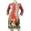 Women's Digital Printed Kurti - Orange, Women, Ready Kurtis, Eminent, Chase Value