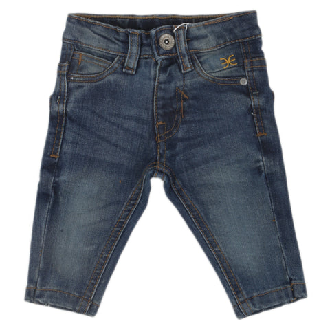 Eminent Newborn Boys Denim Pant   - Mid Blue, Kids, Newborn Boys Shorts And Pants, Chase Value, Chase Value