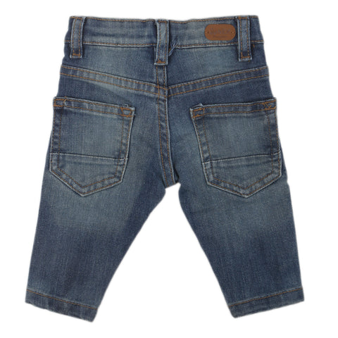 Eminent Newborn Boys Denim Pant   - Mid Blue, Kids, Newborn Boys Shorts And Pants, Chase Value, Chase Value