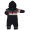 Newborn Boys Full Sleeves Romper - Navy Blue, Kids, New Born Boys Rompers, Eminent, Chase Value