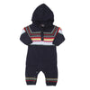 Newborn Boys Full Sleeves Romper - Navy Blue, Kids, New Born Boys Rompers, Eminent, Chase Value