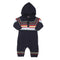 Newborn Boys Full Sleeves Romper - Navy Blue, Kids, New Born Boys Rompers, Eminent, Chase Value