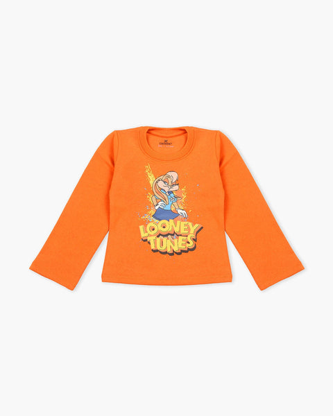 Eminent Girls Full Sleeves T-Shirt - Orange, Girls T-Shirts, Eminent, Chase Value