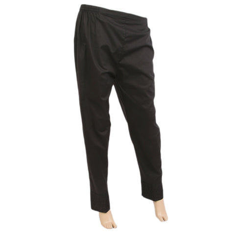 Women's Eminent Embroidered Woven Trouser - Black, Women Pants & Tights, Eminent, Chase Value