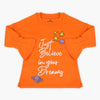 Eminent Girls Full Sleeves T-Shirt - Orange, Girls T-Shirts, Eminent, Chase Value