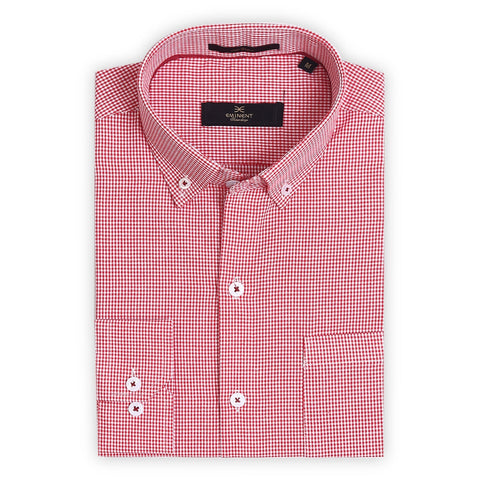 Eminent Men's Saturday Check Shirt - Red, Men's Shirts, Eminent, Chase Value