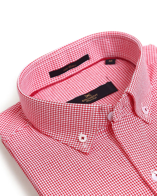 Eminent Men's Saturday Check Shirt - Red, Men's Shirts, Eminent, Chase Value