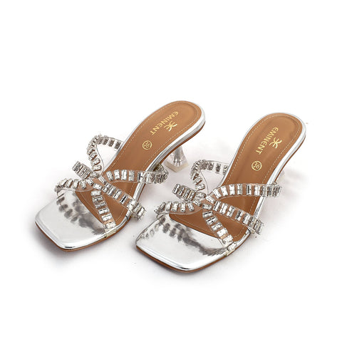 Eminent Women's Slipper - Silver, Women Slippers, Eminent, Chase Value