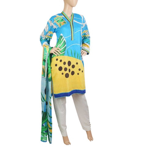 Eminent Women's Digital 2 Pcs Suit - Blue, Women Shalwar Suits, Eminent, Chase Value