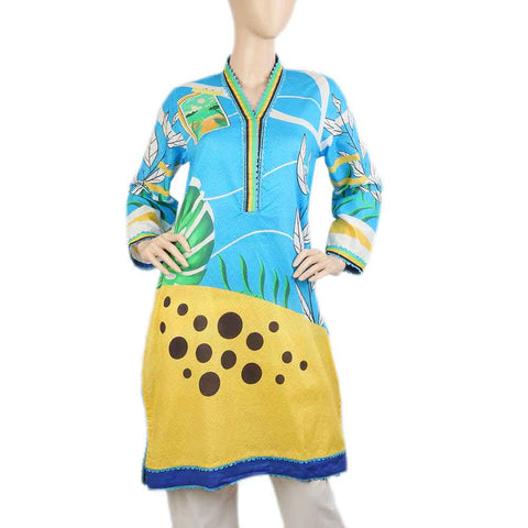 Eminent Women's Digital 2 Pcs Suit - Blue, Women Shalwar Suits, Eminent, Chase Value